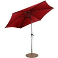 thumbnail image 1 of Costway Parasol de Patio 10 Pi pour l'Extérieur avec Support de Parasol Rond Robuste de 59 Lb, 1 of 9
