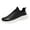 Dark Gray, variant on XIMIN Men's Slip On Walking Shoes Lace Up Low Top Sneakers Gym Tennis Workout Comfortable Lightweight Breathable Running Casual Sneake Knit Tennis Sneaker (11, Dark Gray)