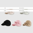thumbnail image 4 of Bow Baseball Cap for Women Adjustable Bow Wide Brimmed Solid Color Quick Drying Outdoor Fisherman's Cap Fashionable Duckbill Hat Breathable Seaside Sun Hat Visors, 4 of 4