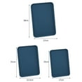 thumbnail image 6 of HEVIRGO Multi-use Large Capacity Serving Tray Plastic Practical Food-grade Storage Tray for Home Blue Plastic, 6 of 8