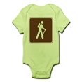 thumbnail image 1 of CafePress - Hiking Trail Sign Infant Bodysuit - Baby Light Bodysuit, 1 of 1