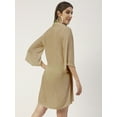 thumbnail image 5 of Moomaya Solid Women Long Cover Up Shirt, Button Down Long Collared Casual Sheer Shirt, 5 of 7