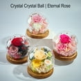 thumbnail image 5 of Preserved Flowers in Glass Dome with LED Light, Roses Gifts on Birthday, Christmas, Valentines Day for Girls, Wife, Friends, Gifts for Women Mom Grandma, 5 of 6