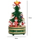 thumbnail image 3 of 2024, Caja de música para árbol de Navidad, caja de música de madera, árbol de Navidad con adornos colgantes, Navidad, 3 of 4