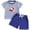 Blue cvdq2 baby boy summer outfits, variant on KEXE Boy Outfits 1 Year Old Boy Clothes Toddler Boy Summer Short Sleeve T-Shirt And Short Set
