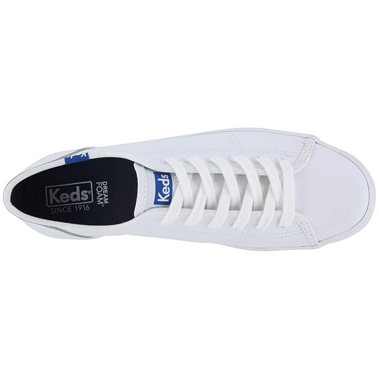 Keds Kickstart Leather Women 11 White Blue Walmart