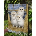 thumbnail image 3 of Barn Owl Chicks Flag Garden Size ASA2076GF, 3 of 3