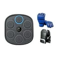 thumbnail image 3 of Máquina de boxeo con música, equipo de entrenamiento de boxeo para niños y adultos, pared de boxeo electrónica Azul, 3 of 8
