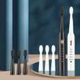 thumbnail image 1 of USB Rechargeable Electric Toothbrush with 5 Modes, 2 Brush Heads & Smart Timer - IPX7 Waterproof for Deep Cleaning, 1 of 6