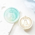 WINDLAND Brass Head English Letters Wax Seal Stamp Crown Letters ...