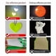 thumbnail image 2 of 12pcs Mix Colored Safety Reflectors Heart Safety Reflectors Kids Reflectors for Schoolbag Backpack Cycling Running, 2 of 5