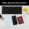 thumbnail image 3 of Hukapapa Bolsa de pasaporte de viaje con bolsillo deportivo de fibra de poliéster de gran capacidad para correr bolsa de cintura para teléfono móvilpúrpura, 3 of 5