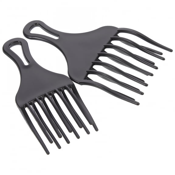 VANIDO 2Pcs Professional Hair Picks Plastic Needle Comb Universal Use Combs Haircut Comb