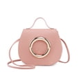 thumbnail image 1 of Bolso bandolera de cuero de color sólido a la moda para mujer, bolso de hombro, bolso de pecho, bolso de cuero, bolso de mano para mujer, bolso rosa @ py Adepaton 2031336-3, 1 of 1