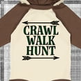 thumbnail image 4 of Inktastic Bow Hunting Crawl Walk Hunt Boys or Girls Long Sleeve Baby Bodysuit, 4 of 5