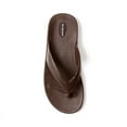 thumbnail image 3 of Okabashi Surf Men's Flip Flops - Brown / LL, 3 of 5