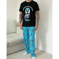 thumbnail image 2 of Marvel Mens Black Short Sleeve Long Leg Pyjama Set, 2 of 7