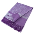 thumbnail image 4 of Paisley Jacquard Pashmina Shawl Wrap Scarf Stole, 4 of 4