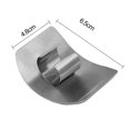 thumbnail image 3 of YAOMOBB Food Preparation Finger Guard Kitchen Finger Guard Stainless Steel Thick Smooth No Deformation Non Slip Cutting Protector for Food Slicing, 3 of 5
