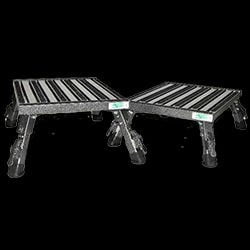 Safety Step A10cg Gray 15" X 19" Large Folding Adjustable Height Step