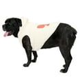 thumbnail image 3 of Vibrant Life Winter Coat for Cats & Dogs, Sherpa with Pink Bow, White, Extra Large, 3 of 8