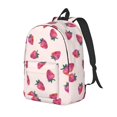 thumbnail image 2 of KLL Hand Drawn Strawberry Print Travel Laptop Backpack - College Backpack Business Work Bag Nurse Bag Casual Daypack for Weekender Business Hiking -Small, 2 of 6