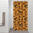 thumbnail image 2 of Pumpkin Bat Halloween Pattern Shower Curtain 36"x72" ,Bathroom Decorative Shower Curtains Set with 12 Hooks,Modern Waterproof Washable Shower Curtain, 2 of 6