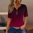 thumbnail image 2 of Summer Tops for Women 2025 Trendy Crop Womens T Shirts Loose Fit Golf Tees for Women, 2 of 5