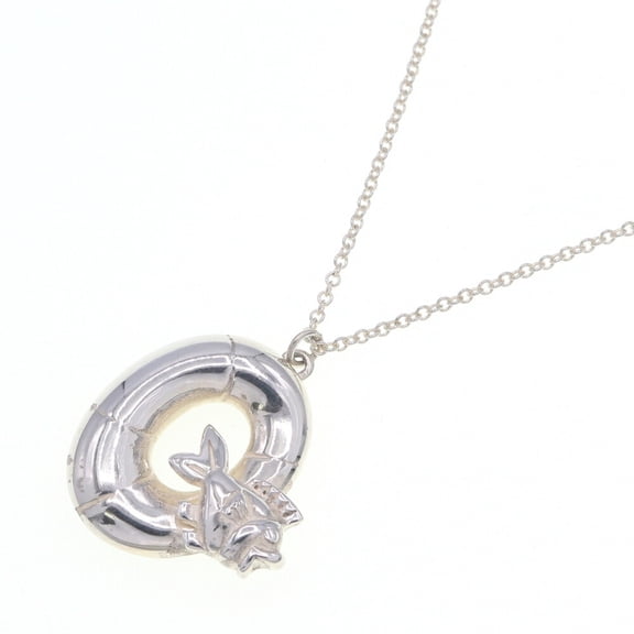 Pre-Owned Tiffany necklace, sterling silver 925, fish pendant, women's, TIFFANY & CO. (Good)