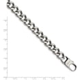 thumbnail image 5 of Chisel Stainless Steel Polished Curb Bracelet - 8.5", 5 of 7