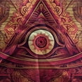 thumbnail image 5 of Fashion Bedroom Decor The Eye of God Printed Duvet Cover Pillowcase Adult Stylish Bedspreads,King (90"x104"), 5 of 6