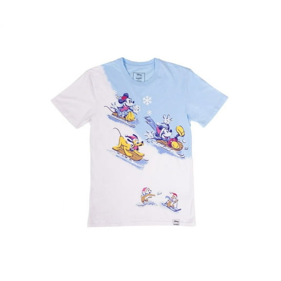 Loungefly Disney Mickey And Friends Winter Wonderland T Shirt Medium