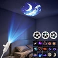 thumbnail image 6 of MYUNNIL 2-in-1 Galaxy Projector Night Light, Plug-and-Play HD Mini USB Starry Projector with 360° Adjustable Design, Creative Portable Soft Night Light for Bedroom Car Home Decor, (15 Sliding Films), 6 of 8