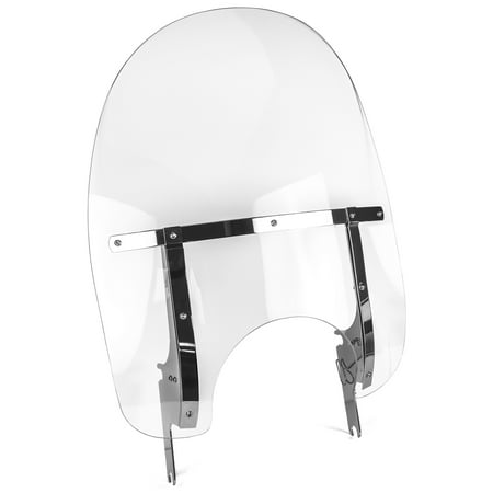 Krator Detachable Quick-Release Windshield Windscreen, Clear ...