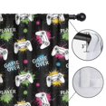 thumbnail image 4 of Blackout Kids Curtains,Game Controller Black Pattern Children's Insulated Curtains Set Of 2,Bedroom Essentials,Toddler Room Decor 52"x84", 4 of 5