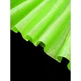 thumbnail image 6 of iixpin Kids Girl's Shinny Metallic Skater Skorts Ballet Dance Athletic Mini Skirt Cheerleading Uniform Costumes Fluorescent Green 13-14, 6 of 7