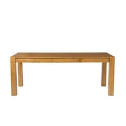 Better Homes & Gardens Bryant Solid Wood Extendable Dining Table, Light Honey Finish