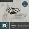thumbnail image 4 of Jardin 19-in W Crystal Bronze Vintage Vine Semi Flush Mount Ceiling Light, 4 of 8