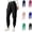 Black, variant on Scrubs Pants for Women with Adjustable Drawstring & Side Pockets Athletic Tapered Lightweight Comfortable wear
