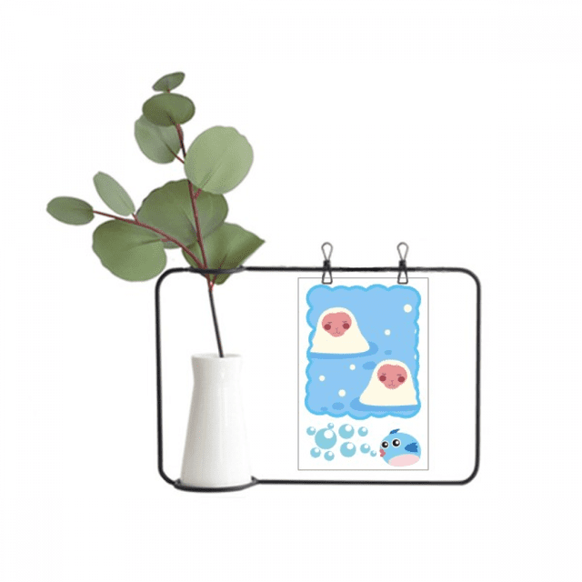 Japanese Travel Lucky Animal Transparent Glass Hanging Vases Decoration Bottle