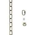 thumbnail image 2 of Aspen Creative 21116-51, 15 Feet Heavy Duty Chain & Quick Link Connector in Antique Brass, 9 Gauge, 2 of 5