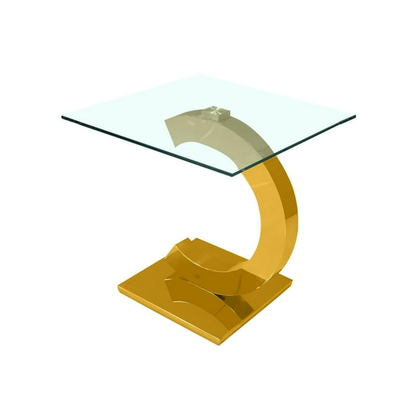 Canadian CeeCee End Table Gold