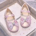 thumbnail image 5 of Owordtank Toddler Girls Dress Shoes Princess Shoes Low Heels Girls Mary Jane for Wedding Party, 5 of 8
