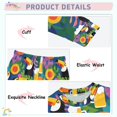 thumbnail image 3 of FORMRS Toddler Unisex Long Sleeve Top and Pants Pajama Set 2-Piece Sleepwear, Sizes 18M-8Y, Colorful Toucans Pattern, 3 of 6