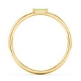thumbnail image 3 of East-West Stackable Baguette Birthstone Ring - Peridot (August), 3 of 5