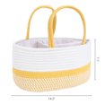 thumbnail image 2 of REGALWOVEN 1 Pcs Woven Storage Basket, Shelf Closet Storage Bin for Blankets and Clothes Yellow 14.2x9.1x7.1', 2 of 6