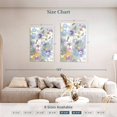 thumbnail image 4 of Elephant Stock Floral Jewel Garden Ii Wall Art - Vertical Multi Panel Canvas - Living Room Wall Decor - Floral And Botanical Multi Panel - Beige And Gray Decor By Danhui Nai - 32" x 50", 4 of 8