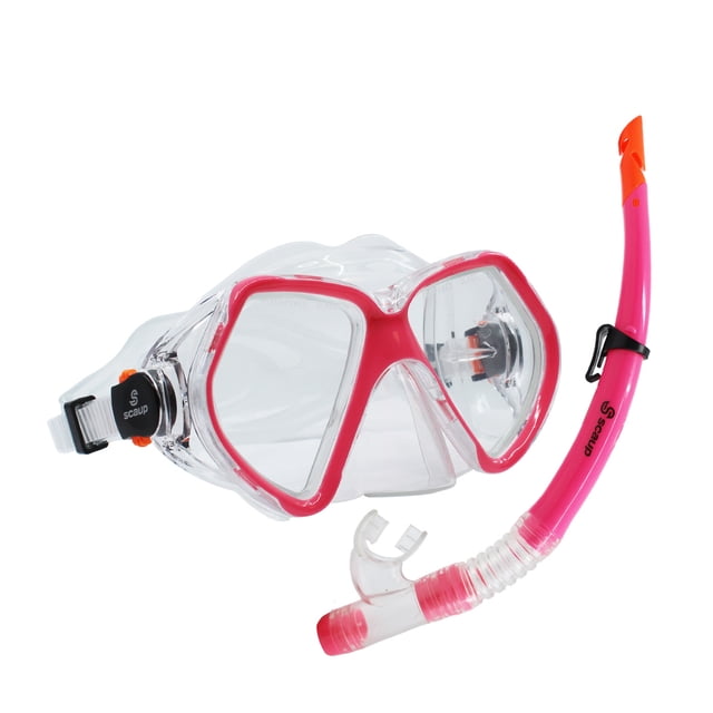 SCAUP Bavaro Ensemble Récréatif de Plongée en Apnée - Masque de Plongée et Trousse de Plongée à Sec, pour Adultes