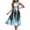 Blue, variant on Zedker Floral 2026 Summer Dresses for Women Casual Sleeveless A-Line Pleated Midi Sun Dresses Casual Beach Flowy Tank Dresses with Pockets White Size S-XXL