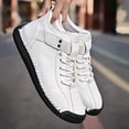 thumbnail image 6 of Women's Handmade Leather Orthopedic Comfy Shoes, Unisex Waterproof Orthopedic Adjustable Walking and Hiking Sneakers, Slip-On Soft Comfort Support Boots, 6 of 6